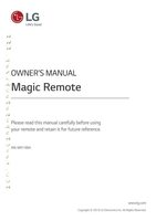 Download LG AN-MR19BA Magic TV Remote Control documentation